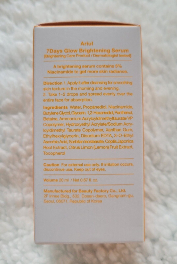 Glow Brightening serum