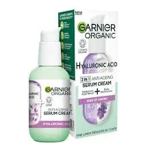 Organic hyaluronic acid anti-ageing serum cream